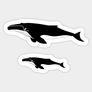 Whales Sticker